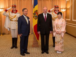 Moldovan president receives accreditation letters from three ambassadors