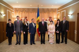 Moldovan president receives accreditation letters from three ambassadors