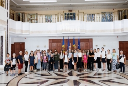 Elevi din întreaga țară au vizitat Președinția Republicii Moldova în cadrul programului „Excursia europeană”