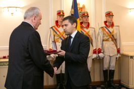 Președintele Republicii Moldova, Nicolae Timofti, a acordat distincții de stat unui grup de cetățeni