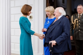 В Ирландии Президент Майя Санду встретилась со своим коллегой Майклом Д. Хигггинсом и Премьер-министром Саймоном Харрисом