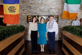 Глава государства встретилась с молдавскими гражданами, проживающими в Ирландии