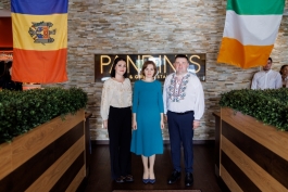 The head of state met with Moldovans living in Ireland 