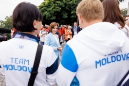 Президент Майя Санду пожелала успехов и удачи молдавским спортсменам, участвующим в Олимпийских играх в Париже