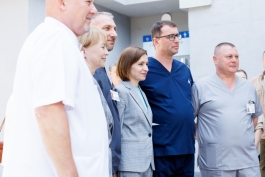 В Единец Президент Майя Санду приняла участие в открытии Центра по оказанию медицинской помощи при церебрально-сосудистых кризах