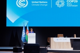 Mesajul Președintei Maia Sandu la Conferința Națiunilor Unite privind schimbările climatice (COP29)