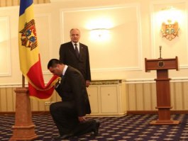 Declarația președintelui Nicolae Timofti la ceremonia de învestire a Guvernului, condus de prim-ministrul Iurie Leancă