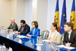 Șefa statului, Maia Sandu, s-a întâlnit cu ministrul israelian de externe, Gideon Sa’ar