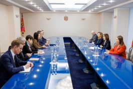Președinta Maia Sandu a avut o întrevedere cu ministra de externe a Germaniei, Annalena Baerbock