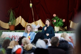 Președinta Maia Sandu a efectuat o vizită de lucru în raionul Briceni