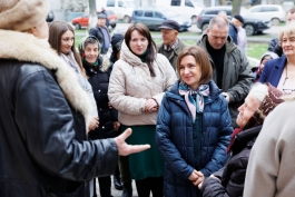 Președinta Maia Sandu a efectuat o vizită de lucru în raionul Briceni