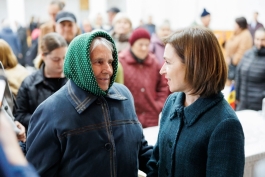 Președinta Maia Sandu a efectuat o vizită de lucru în raionul Briceni
