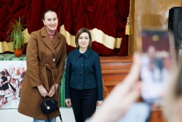 Președinta Maia Sandu a efectuat o vizită de lucru în raionul Briceni