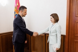 Президент Майя Санду встретилась с вице-председателем Европейского парламента Нику Штефэнуцэ