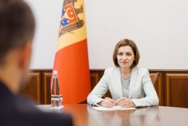 Президент Майя Санду встретилась с вице-председателем Европейского парламента Нику Штефэнуцэ