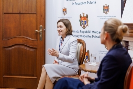 Президент Майя Санду посетила с рабочим визитом Республику Польша с целью укрепления двусторонних отношений, экономических связей и поддержки европейского пути Республики Молдова