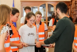 Учащиеся со всей страны и преподаватели из Великобритании посетили Президентуру Республики Молдова