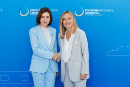 Президент Майя Санду на Конференции по восстановлению Украины: «Благополучие Молдовы, как и ее безопасность, тесно связаны с будущим Украины»