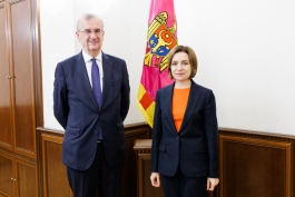 Президент Майя Санду провела встречи с руководителем Банка Франции и лидером крупнейшей партии в Национальном собрании Франции