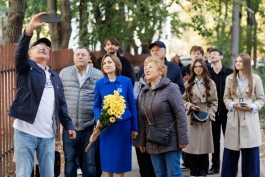 Президент Майя Санду реализовала свое право голоса на парламентских выборах 28 сентября 2025 года