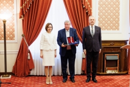 Президент Майя Санду вручила Национальную премию лауреатам 2025 года