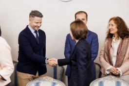 Глава государства Майя Санду обсудила с группой евродепутатов продвижение Молдовы по пути вступления в Европейский Союз