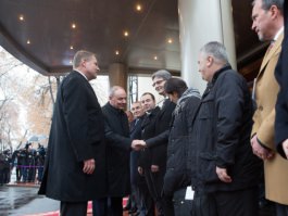 Moldovan president meets Romanian counterpart