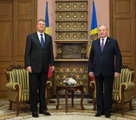 Moldovan president meets Romanian counterpart