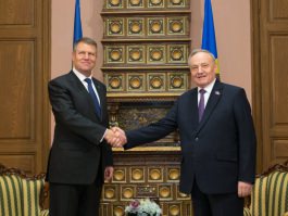 Președintele Nicolae Timofti a avut o întrevedere cu președintele României, Klaus Iohannis