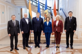 Întrevederea șefei statului cu Președinții parlamentelor țărilor baltice: Experiența Estoniei, Letoniei și Lituaniei confirmă beneficiile aderării la UE