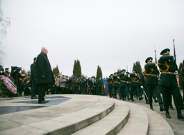 Președintele Nicolae Timofti a participat la manifestațiile dedicate Zilei Memoriei