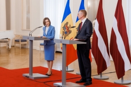 President Maia Sandu’s speech at the joint press conference with the President of the Republic of Latvia, Edgars Rinkēvičs