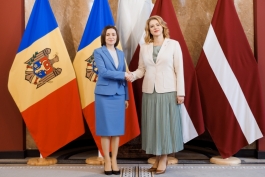 Președinta Maia Sandu, la Riga: ,,Letonia știe ce înseamnă să îți recâștigi libertatea. De aceea vocea ei contează”