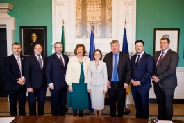 Șefa statului, în cadrul vizitei oficiale la Dublin: Transformarea Irlandei după aderarea la UE, model pentru viitorul european al Moldovei
