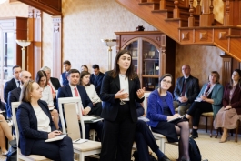 Președinta Maia Sandu a primit la Chișinău reprezentanții statelor membre UE responsabili de extindere
