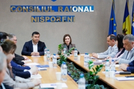 Maia Sandu, la Nisporeni: întâlniri cu cetățenii și autoritățile locale