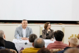 Maia Sandu, la Nisporeni: întâlniri cu cetățenii și autoritățile locale