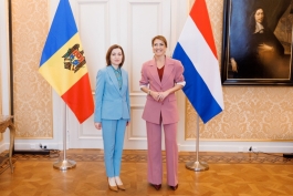 Președinta Maia Sandu, în vizită de lucru în Țările de Jos: aprofundarea parteneriatului bilateral și sprijin pentru aderarea la UE