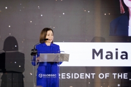 Președinta Maia Sandu a participat la Forumul GLOBSEC de la Praga