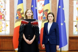 Șefa statului, Maia Sandu, a primit scrisorile de acreditare din partea mai multor ambasadori