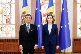 Șefa statului, Maia Sandu, a primit scrisorile de acreditare din partea mai multor ambasadori