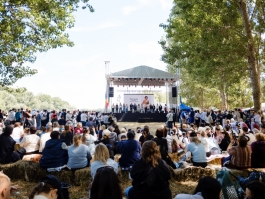 De Ziua Nistrului, șefa statului a participat la Festivalul „Dansul Vetrelor Nistrene” din Ștefan Vodă.