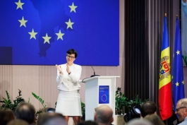 Maia Sandu, mesaj pentru investitorii europeni: „Când investiți în Moldova, investiți într-o țară al cărei viitor este ancorat în Europa"