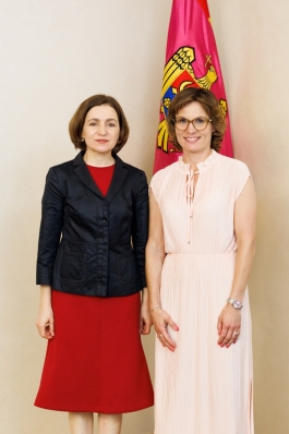 Președinta Maia Sandu s-a întâlnit cu Jessika Roswall, Comisara europeană pentru mediu