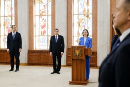 Noul cabinet de miniștri a depus jurământul în fața Președintei Republicii Moldova, Maia Sandu