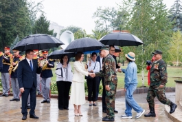 Președinta Republicii Moldova a adus un omagiu celor care au apărat independența țării