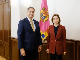 Președinta Maia Sandu a avut o întrevedere cu noul Șef al Misiunii OSCE în Republica Moldova