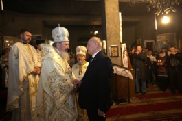 Moldovan president attends Easter mass