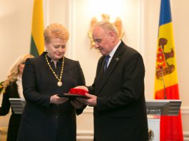 Președintele Republicii Lituania, Dalia Grybauskaitė, a întreprins o vizită oficială în Republica Moldova