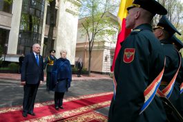 Президент Литовской Республики Даля Грибаускайте совершила официальный визит в Республику Молдова